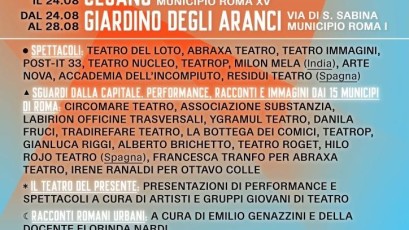 Il 27 agosto saremo al Festival ScenArte di Roma!
