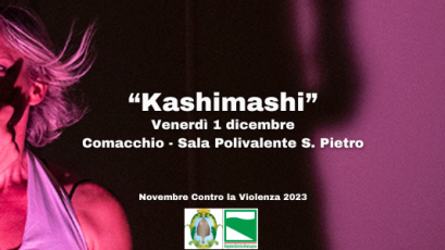 "Kashimashi" in scena a Comacchio nell'ambito di Novembre contro la violenza 2023
